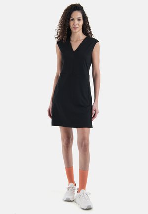 ICEBREAKER - Robe en jersey - black