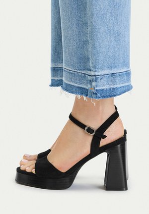 Jenny, Platform sandals - black