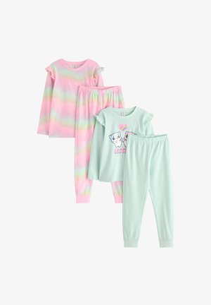 2 PACK RAINBOW SET - Komplet pidžame - light pink