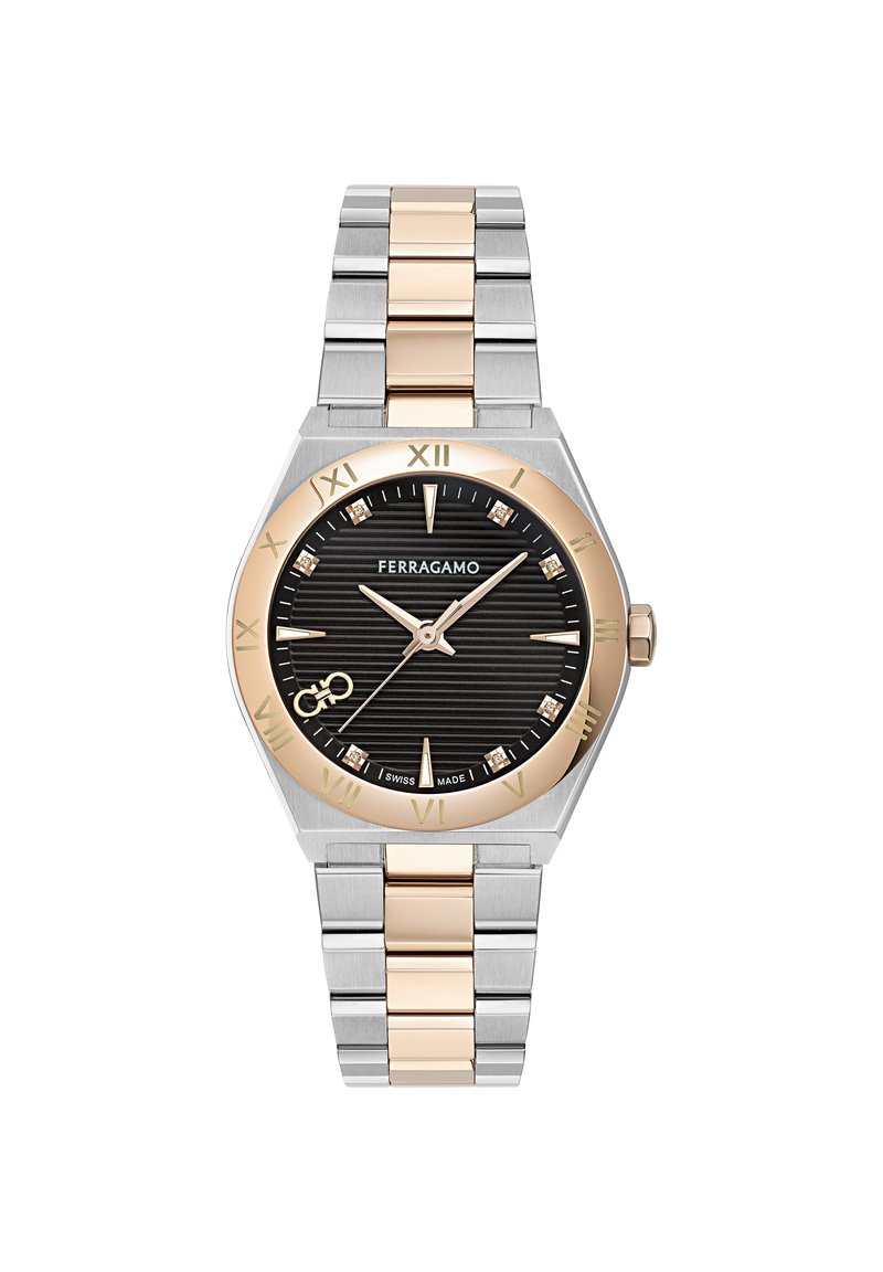 FERRAGAMO - ZB-VEGA UPPER EAST 35MM-F - Watch - two tone and black, Enlarge