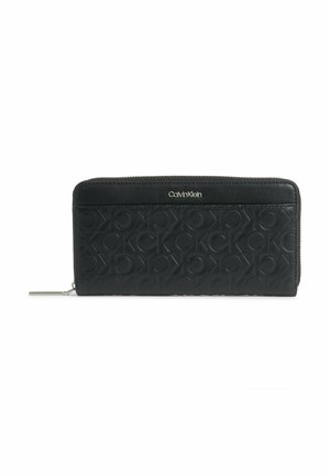 Calvin Klein, LARGE ZIP AROUND - Geldbörse - ck black