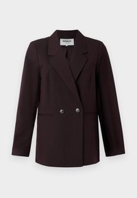 ONLCARLA PINSTRIPE  - Blézer - brown
