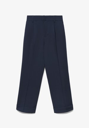 Calliope, PANTALONE LUNGO TINTA UNITA - Stoffhose - blu notte