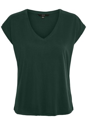 Vero Moda VMFILLI V NECK TEE - Základné tričko - pine grove