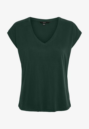 Vero Moda, VMFILLI V NECK TEE - T-shirt basic - pine grove