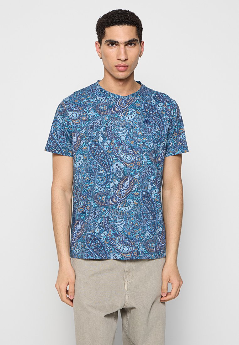 ETRO T-shirt print blauw