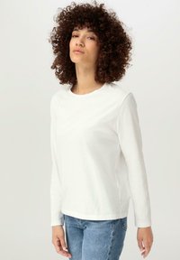 hessnatur Langarmshirt - naturweiss
