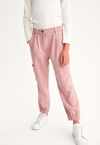 Next - TENCEL� SOFT TOUCH TROUSERS - Pantaloni - pink Imagine miniatură 1