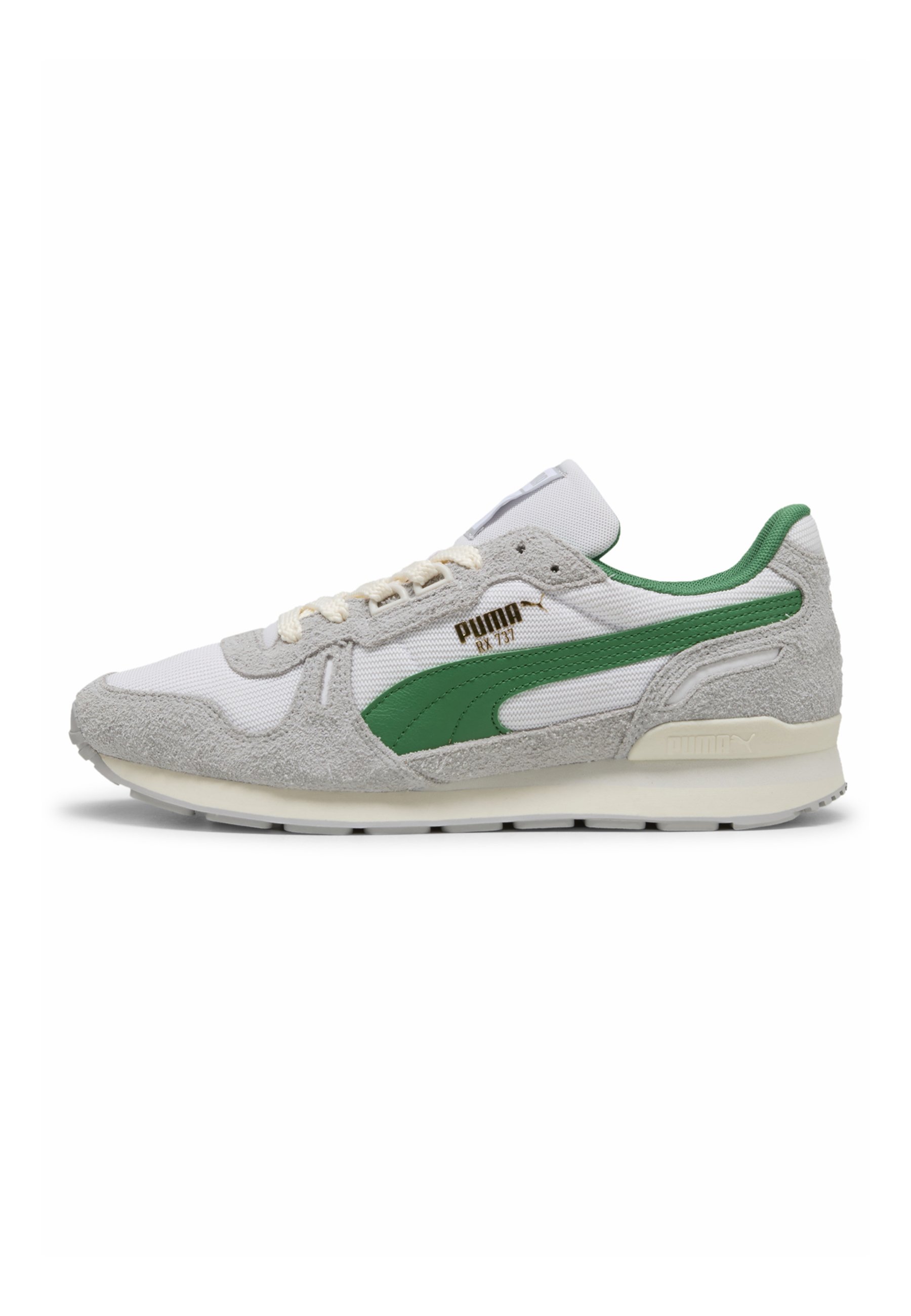 Puma RX 737 VINTAGE - Baskets basses - puma white-cool light gray/gris  clair - ZALANDO.FR