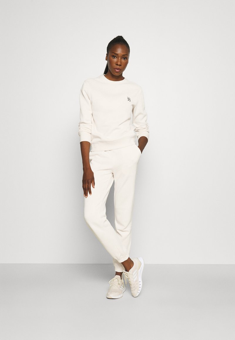 Damen Sportbekleidung | Björn Borg CREW Sweatshirt whitecap gray/offwhite - GL45647 Damen Sportbekleidung | Björn Borg CREW Sweatshirt whitecap gray/offwhite - GL45647