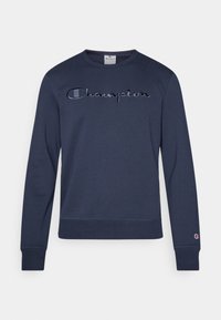 Champion ICONS TONAL CREWNECK LARGE LOGO - Sweatshirt - navy