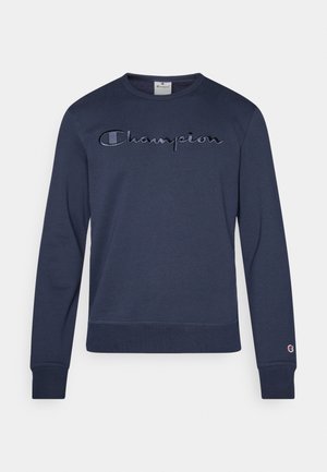 Champion ICONS TONAL CREWNECK LARGE LOGO - Sweatshirt - navy