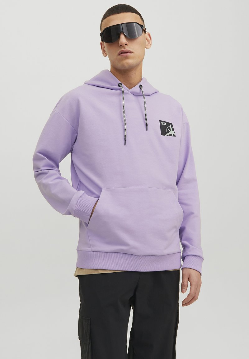 Jack & Jones JCOFILO HOOD - Felpa con cappuccio - lavender