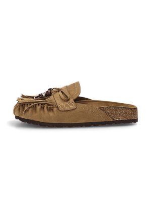 Sandalias planas - camel