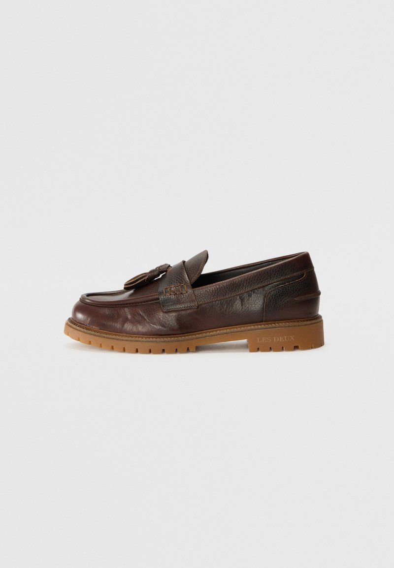 Les Deux TAYLOR - Loaferit/pistokkaat - dark brown