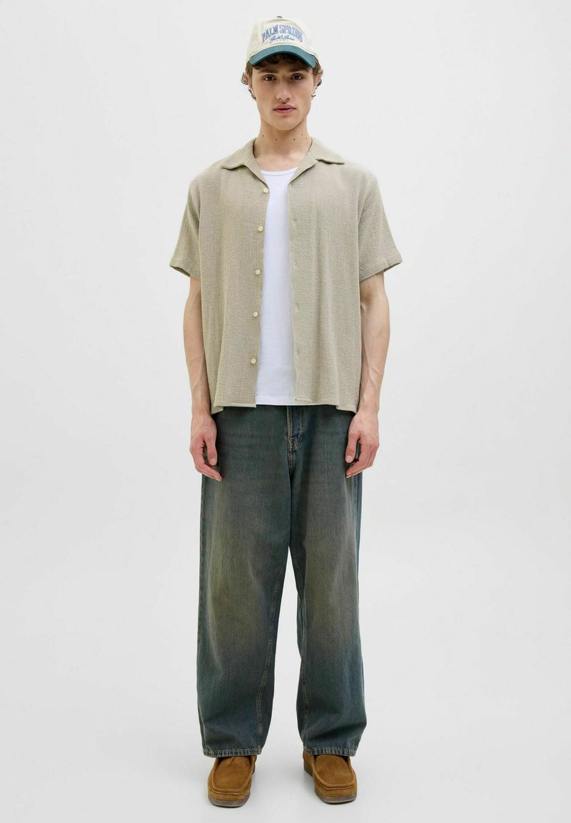 JJEMATTEO Resort Shirt SS SN, wit, L