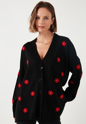 LELA LOOSE FIT - Gilet - black
