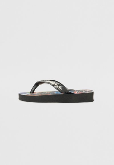 MARVEL II - Sandales de bain - black