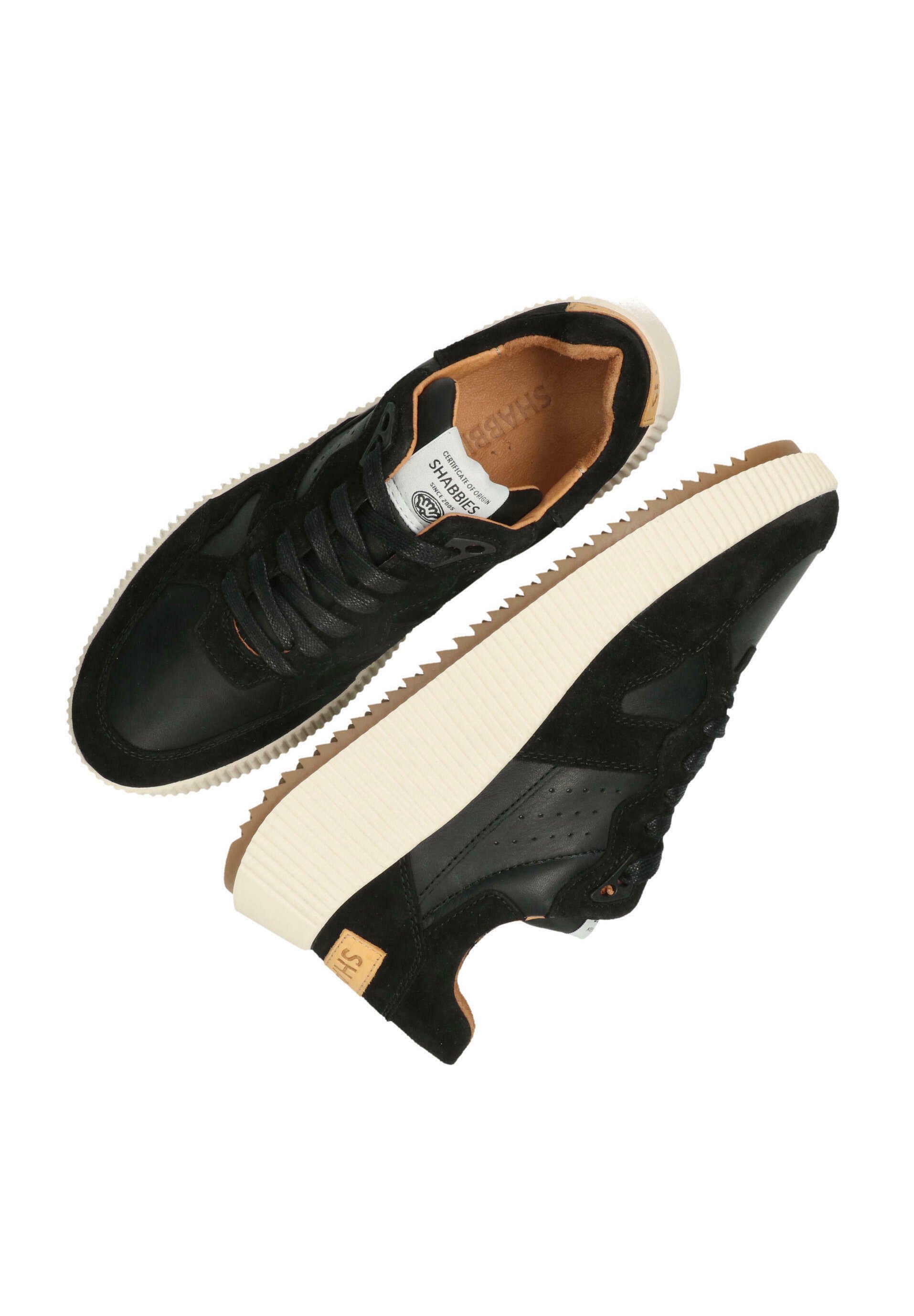 Shabbies Amsterdam Sneakers laag - black/zwart - Zalando.nl