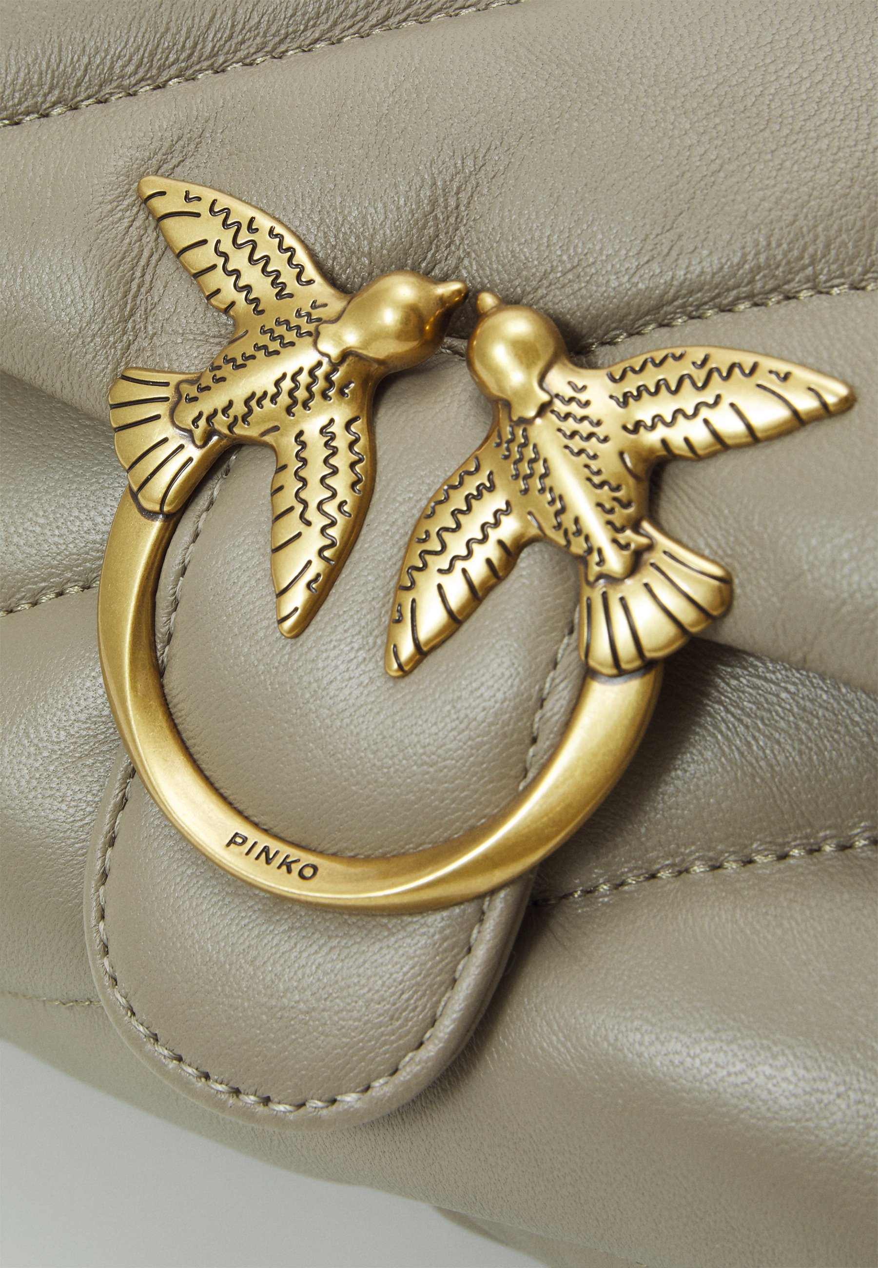 Pinko LOVE PUFF - Cross body bag - beige/grey - Zalando.ie Pinko LOVE PUFF - Cross body bag - beige/grey - Zalando.ie