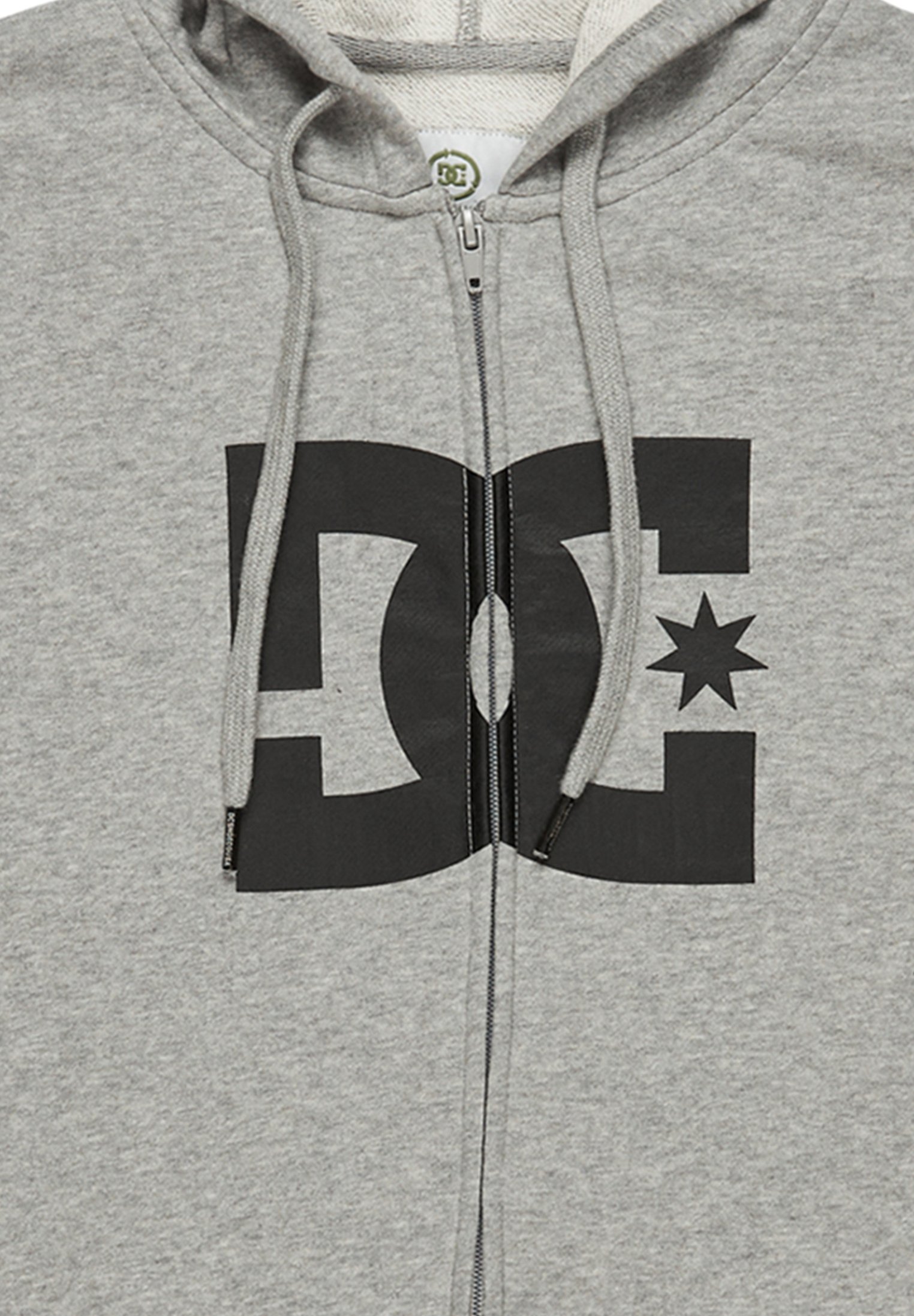 DC Shoes STAR - Zip-up sweatshirt - knfh heather grey/grey - Zalando