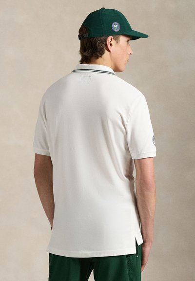 Polo Ralph Lauren WIMBLEDON CLASSIC FIT STRETCH POLO SHIRT UNISEX - Pikeepaita - ceramic white
