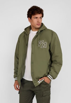 DETACHABLE HOOD AND FRONT POCKETS - Veste d'hiver - khaki