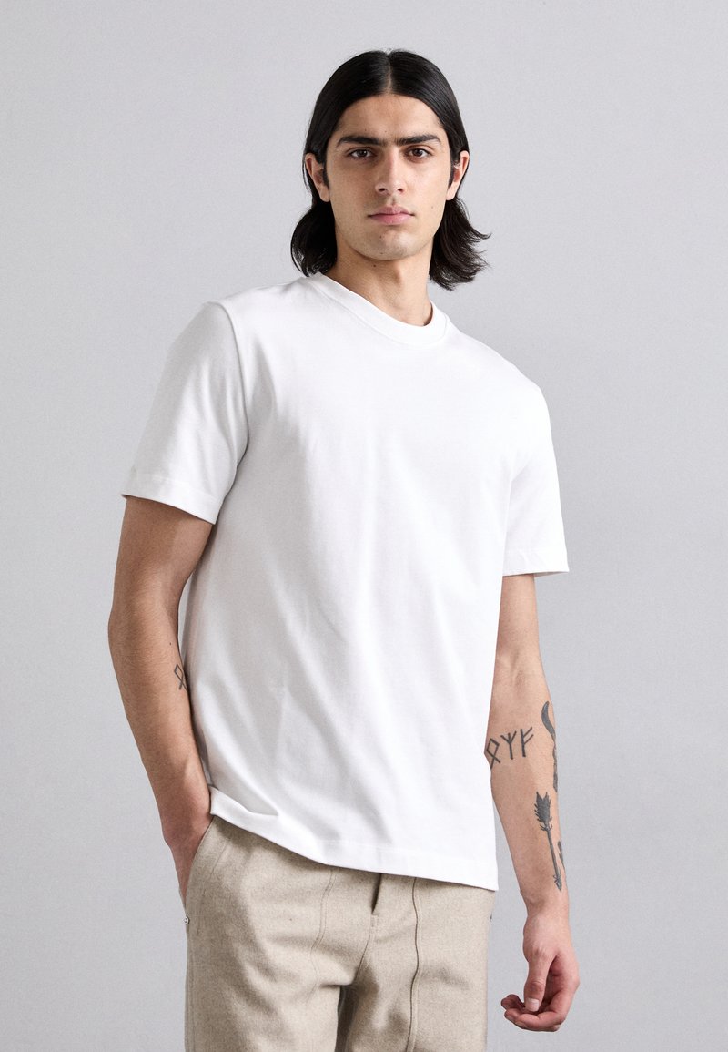 Helmut Lang LOGO TEE - Camiseta estampada - white