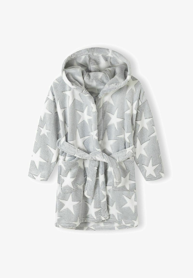 grey star dressing gown Grey 'Star' Baby Dressing Gown - Hooded Bath Robes