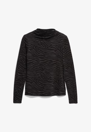 ARMEDANGELS CALUNAA ZEBRARAA - Langarmshirt - black