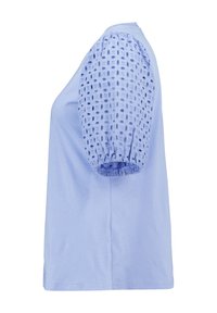 MS Mode MET DETAILS OP DE MOUWEN - T-shirt imprimé - licht blauw