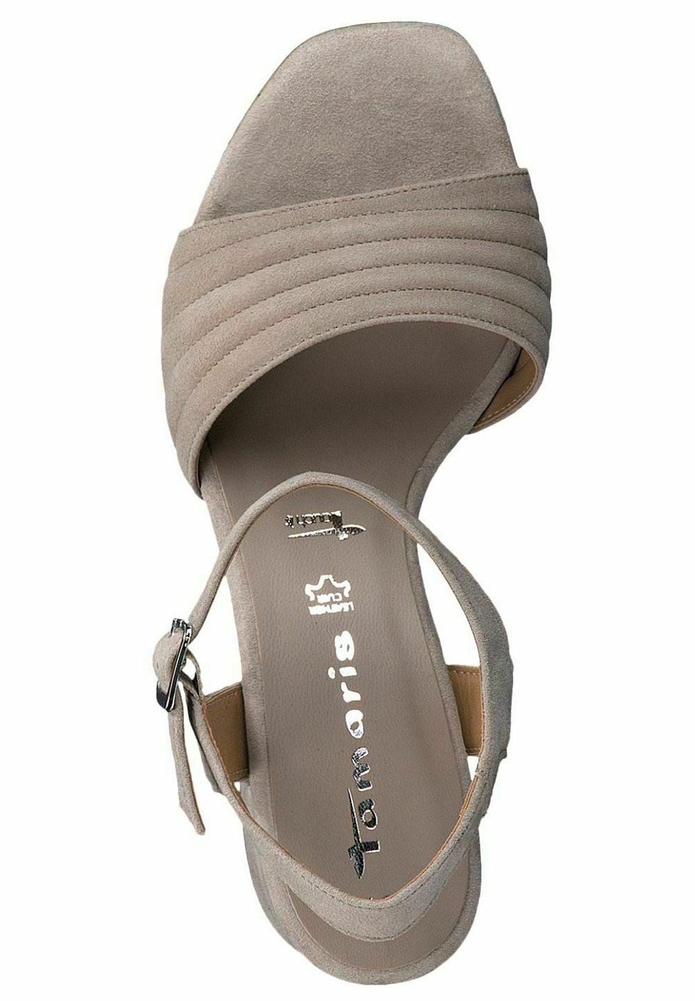 Tamaris Sandalen met enkelbandjes - ivory/beige - Zalando.nl