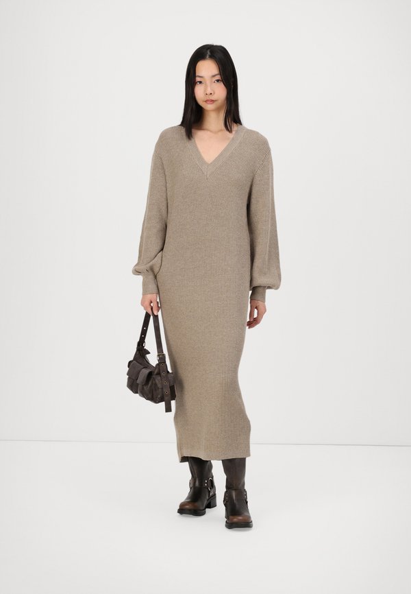 OBJMALENA L/S NOOS - Jumper dress - fossil3