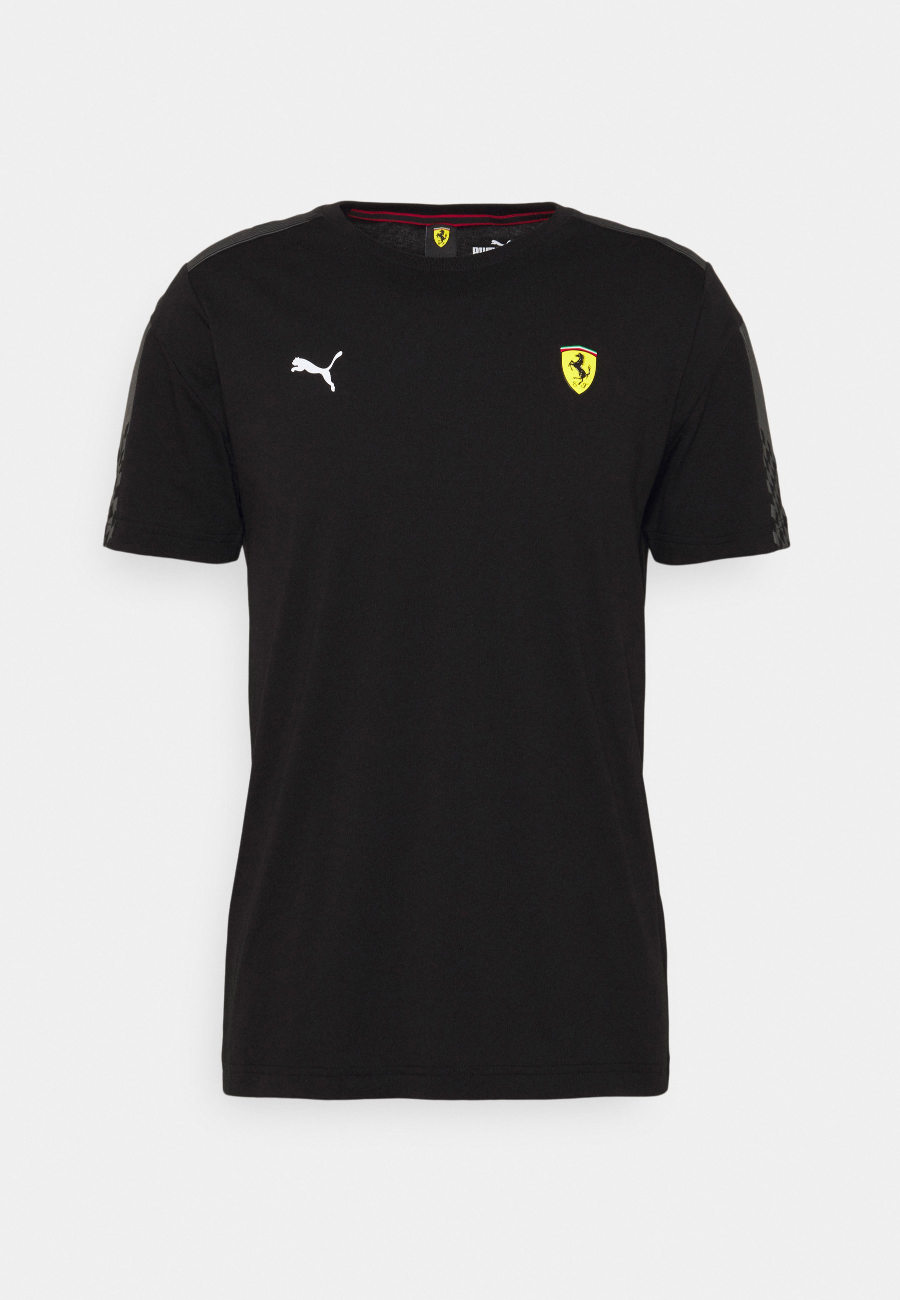 Puma FERRARI RACE - Sport T-shirt - black/zwart - Zalando.nl