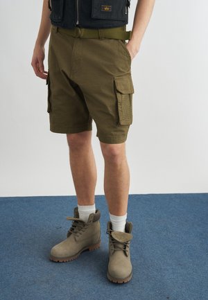 Alpha Industries UTILITY - Šortai - dark olive