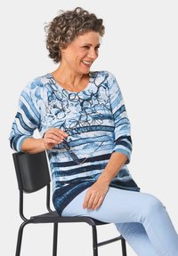 GOLDNER RUNDHALS - Trui - blue   patterned