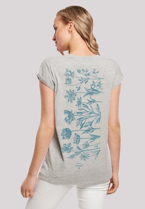 BLUMENMUSTER - Print T-shirt - heather grey