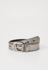 CUT IT OUT HEART BELT - Ceinture - dark silver