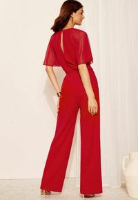 Friends Like These FLUTTER SLEEVE WIDE LEG - Buksedragter - red