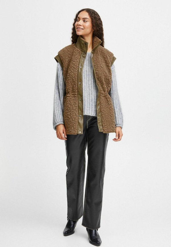 BYANAMAJ TEDDY - Waistcoat - walnut3