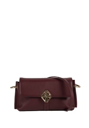 4US - Cross body bag - burgundy