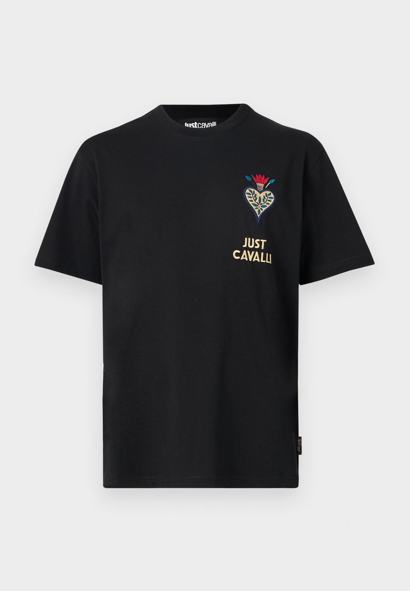Just Cavalli LOGO HEART - Basic T-shirt - black - Zalando.co.uk