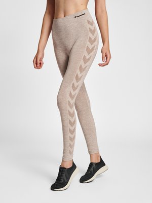 Hummel, SEAMLESS MID - Tights - driftwood melange