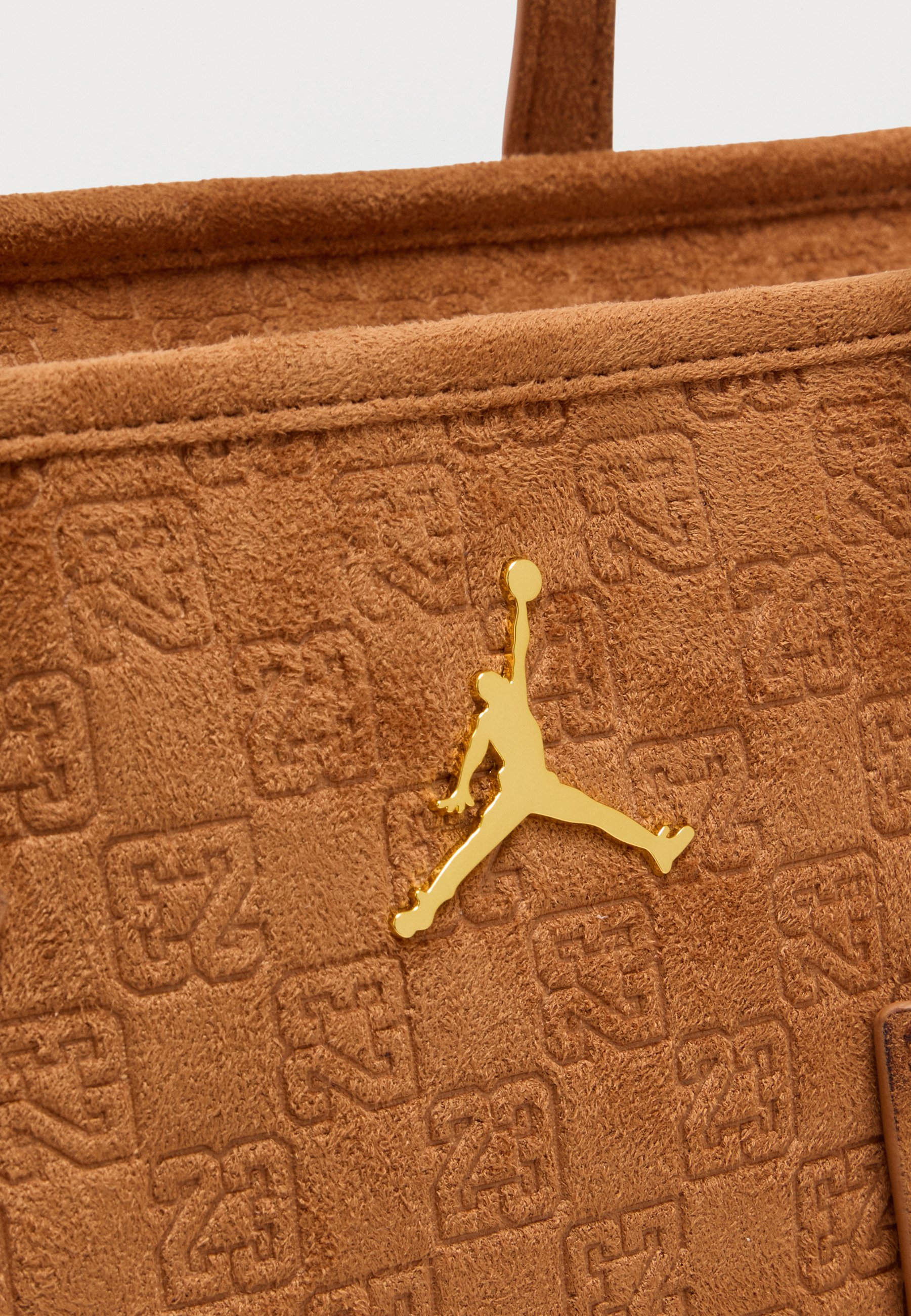 Jordan JAM MONOGRAM TOTE UNISEX - Tote bag - cognac - Zalando.co.uk