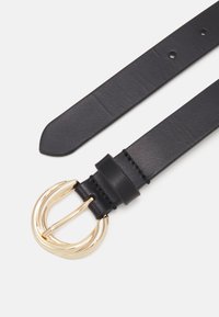 Anna Field LEATHER - Riem - black/gold-coloured