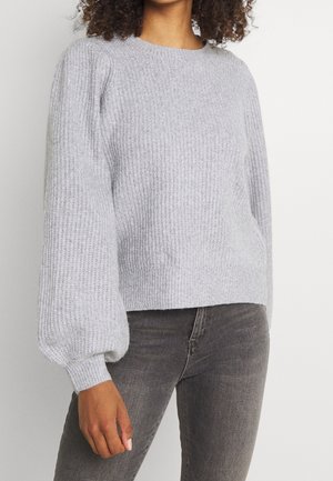 Pullover - mottled light grey