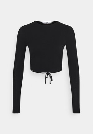 OPEN BACK DETAIL - Long sleeved top - black