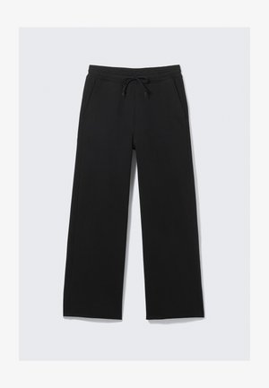 Weekday ASTRO LOOSE TERRY SWEATPANTS - Pantalones deportivos - black