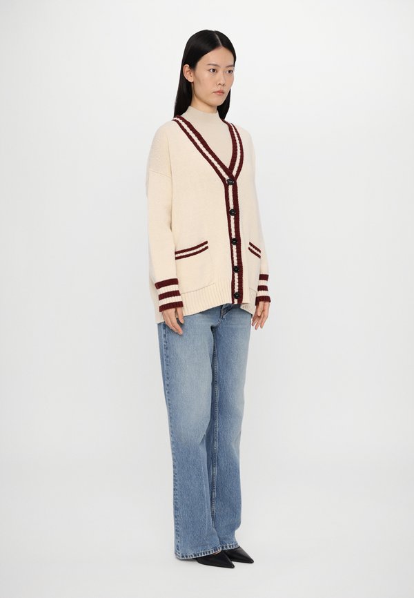 VICOLO - Cardigan - bordeaux2