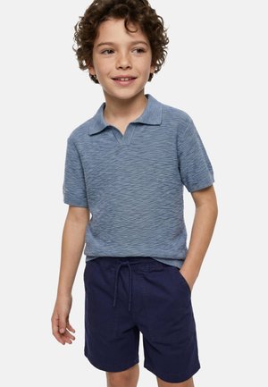 Monoprix, Polo - dusty blue